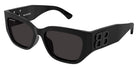 Balenciaga® BB0361SK BAL BB0361SK 001 56 - 001 Black / Gray Sunglasses