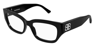 Balenciaga® BB0364OA BL BB0364OA 001 55 - Black Eyeglasses