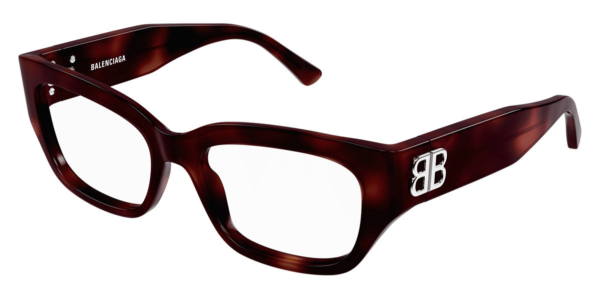 Balenciaga® BB0364OA BL BB0364OA 002 55 - Havana Eyeglasses