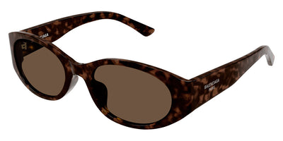 Balenciaga® BB0369SK BAL BB0369SK 002 55 - 002 Havana / Brown Sunglasses