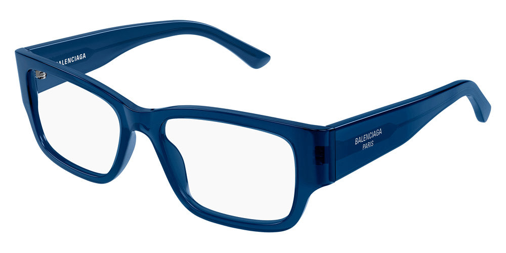 Balenciaga® BB0371O BAL BB0371O 003 53 - 003 Blue Eyeglasses
