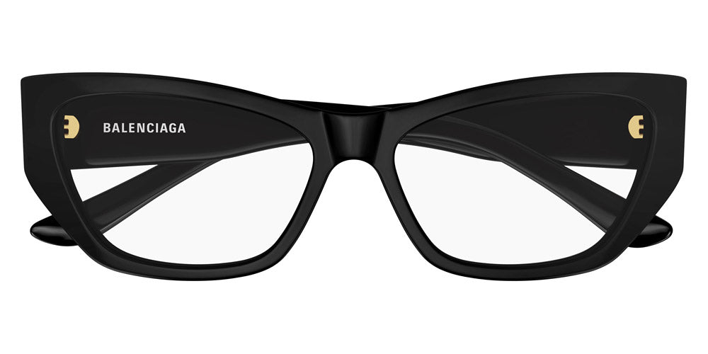 Balenciaga® BB0372O BAL BB0372O 001 55 - 001 Black Eyeglasses