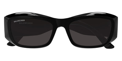 Balenciaga® BB0397SA BL BB0397SA 001 54 - Black / Grey Lenses Sunglasses