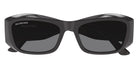 Balenciaga® BB0397SA BL BB0397SA 004 54 - Grey / Grey Lenses Sunglasses