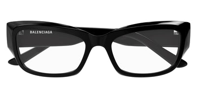 Balenciaga® BB0399O BL BB0399O 001 55 - Black Eyeglasses
