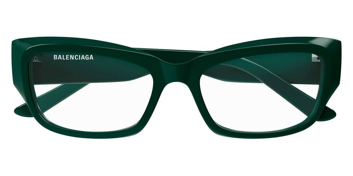 Balenciaga® BB0399O BL BB0399O 004 55 - Green Eyeglasses