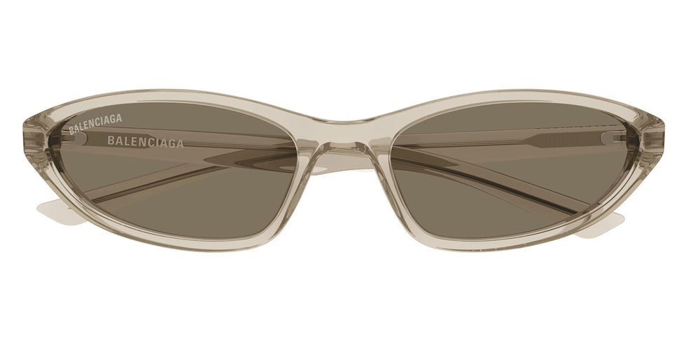 Balenciaga® BB0402S BL BB0402S 004 59 - Beige / Brown Lenses Sunglasses