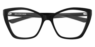 Balenciaga® BB0405O BL BB0405O 001 57 - Black Eyeglasses