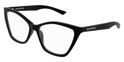 Balenciaga® BB0405O BL BB0405O 001 57 - Black Eyeglasses
