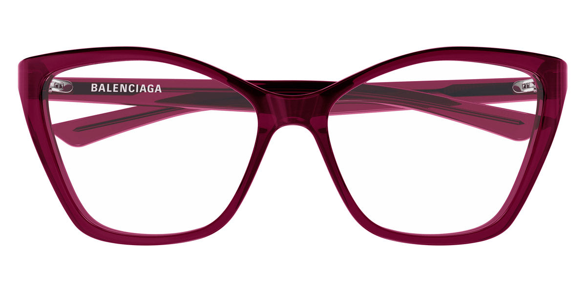 Balenciaga® BB0405O BL BB0405O 004 57 - Burgundy Eyeglasses