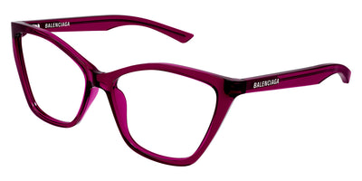 Balenciaga® BB0405O BL BB0405O 004 57 - Burgundy Eyeglasses