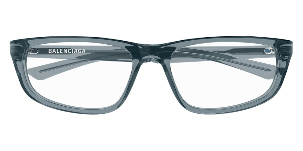 Balenciaga® BB0407O BL BB0407O 004 56 - Green Eyeglasses