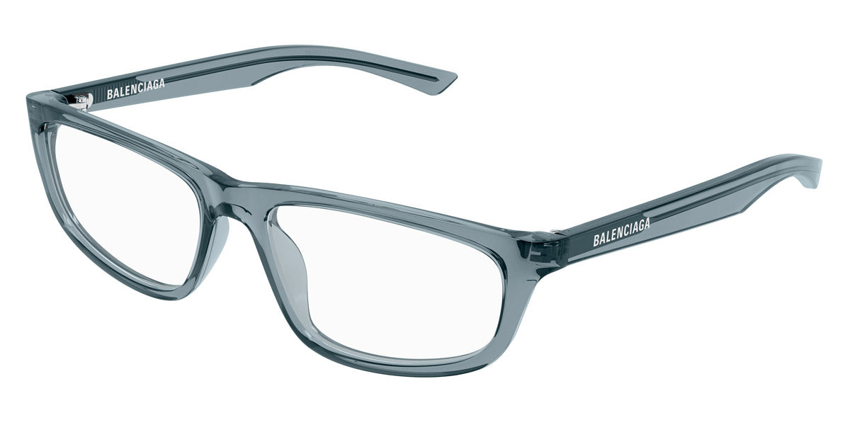 Balenciaga® BB0407O BL BB0407O 004 56 - Green Eyeglasses
