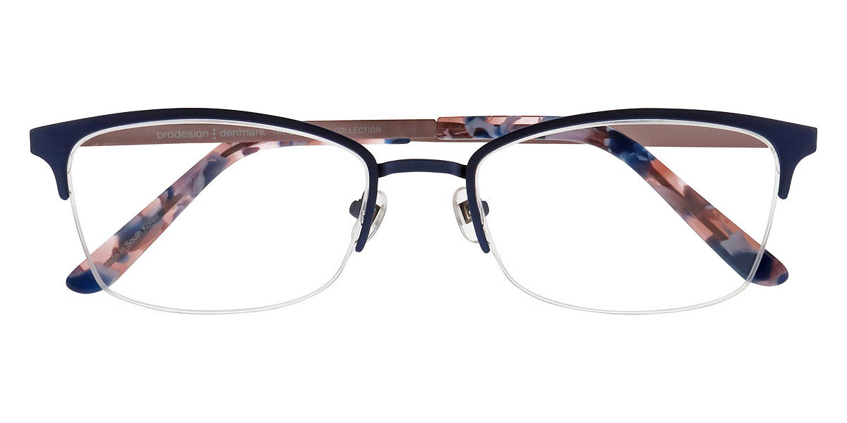 ProDesign Denmark® BOW 1 PDD BOW 1 3421 53 - Purple-Blue Medium Matt Eyeglasses