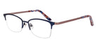 ProDesign Denmark® BOW 1 PDD BOW 1 3421 53 - Purple-Blue Medium Matt Eyeglasses