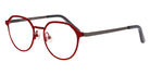 ProDesign Denmark® BOW 3 PDD BOW 3 4021 51 - Red Medium Matt Eyeglasses