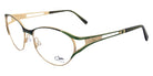 Cazal® 1277 CZL 1277 002 55 - 002 Moss Green-Gold Eyeglasses