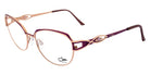 Cazal® 1279 CZL 1279 002 55 - 002 Aubergine-Rosegold Eyeglasses