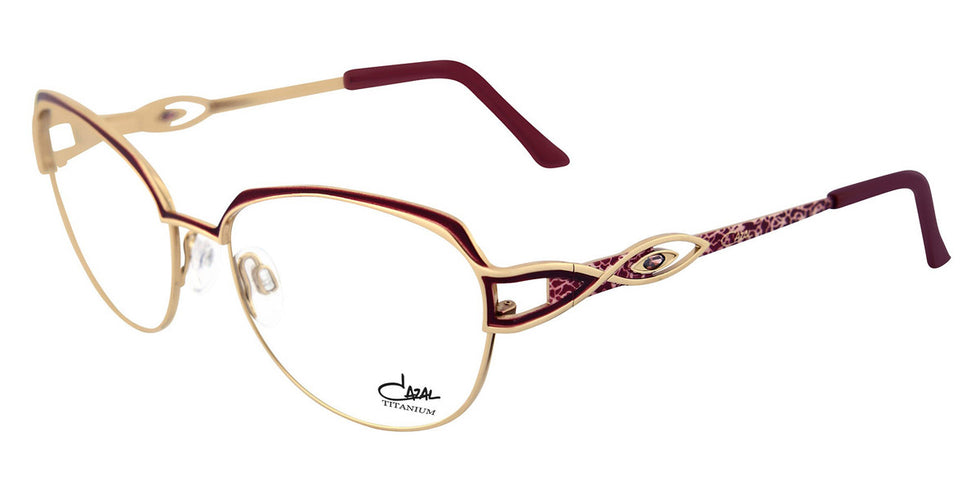 Cazal® 1279 CZL 1279 004 55 - 004 Bordeaux-Gold Eyeglasses