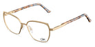 Cazal® 4318 CZL 4318 002 54 - 002 Gold-Brown Eyeglasses