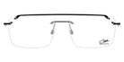 Cazal® 7100 002 57 - Black-SIlver Eyeglasses