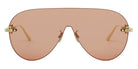 Dior® CD CHAIN M2U CD CD CHAIN M2U B0L0 00 - B0L0 Shiny Light Nickeltin / Violet Sunglasses