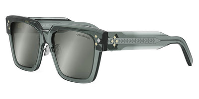 Dior® CD Diamond S3F - 45A4 Trasparent Grey / Smoke Mirror Sunglasses