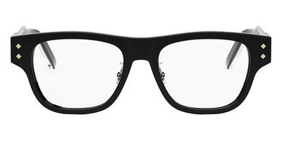 Dior® CD DIAMONDO S10F CD CD DIAMONDO S10F 10BB 53 - 10BB Shiny Black / Transparent Blue block lenses Eyeglasses