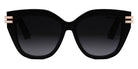 Dior® CDIOR B4F CD CDIOR B4F 10A1 56 - 10A1 Shiny Black / Gradient Smoke Sunglasses