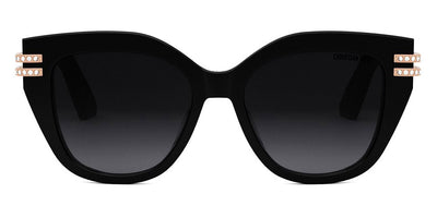 Dior® CDIOR B4I CD CDIOR B4I 10A1 53 - 10A1 Shiny Black / Gradient Smoke Sunglasses