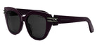 Dior® CDIOR B4I CD CDIOR B4I 35A0 53 - 35A0 Matte Dark Bronze / Smoke Sunglasses