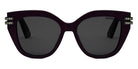 Dior® CDIOR B4I CD CDIOR B4I 35A0 53 - 35A0 Matte Dark Bronze / Smoke Sunglasses
