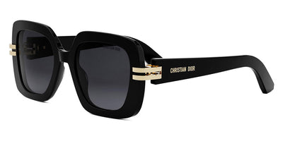 Dior® CDIOR S2I CD CDIOR S2I 10A1 52 - 10A1 Shiny Black / Gradient Smoke Sunglasses