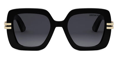 Dior® CDIOR S2I CD CDIOR S2I 10A1 52 - 10A1 Shiny Black / Gradient Smoke Sunglasses