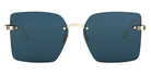 Dior® CDIOR S3U CD CDIOR S3U B0B0 58 - B0B0 Shiny Yellow / Blue Sunglasses