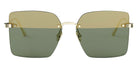 Dior® CDIOR S3U CD CDIOR S3U B0C9 58 - B0C9 Shiny Yellow / Yellow Mirror Sunglasses
