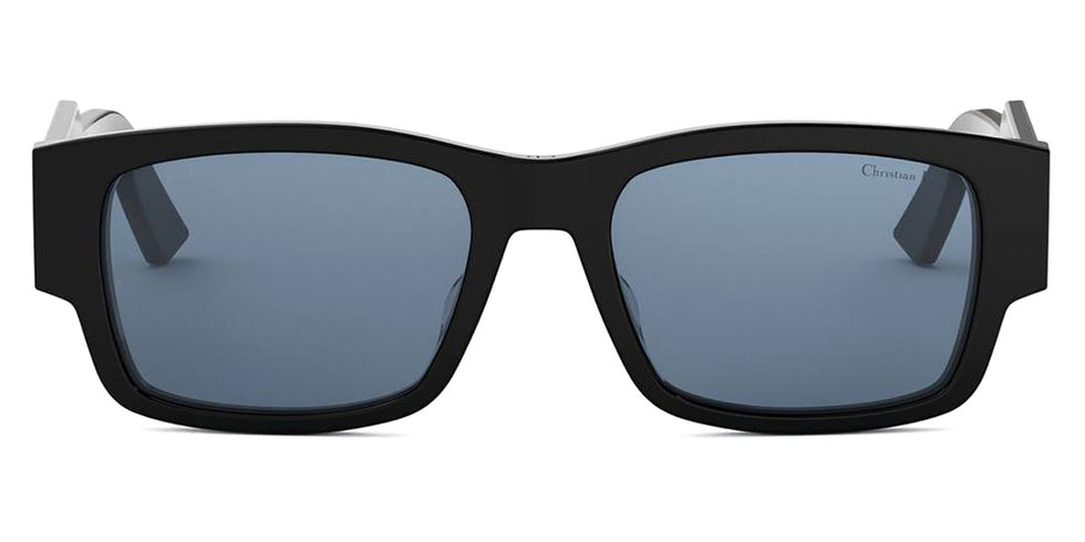 Dior® CHRISTIAN DIOR LABEL S1F CD CHRISTIAN DIOR LABEL S1F 13B0 56 - 13B0 Shiny Black / Blue Sunglasses