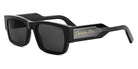 Dior® CHRISTIAN DIOR LABEL S1I CD CHRISTIAN DIOR LABEL S1I 13A0 54 - 13A0 Shiny Black / Grey Sunglasses