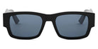 Dior® CHRISTIAN DIOR LABEL S1I CD CHRISTIAN DIOR LABEL S1I 13B0 54 - 13B0 Shiny Black / Blue Sunglasses