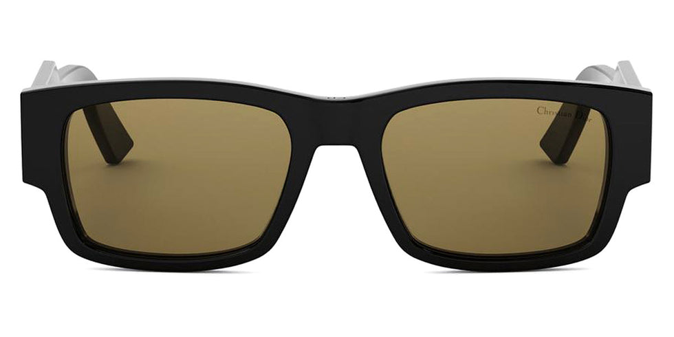 Dior® CHRISTIAN DIOR LABEL S1I CD CHRISTIAN DIOR LABEL S1I 13H0 54 - 13H0 Shiny Black / Yellow Sunglasses