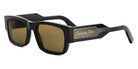Dior® CHRISTIAN DIOR LABEL S1I CD CHRISTIAN DIOR LABEL S1I 13H0 54 - 13H0 Shiny Black / Yellow Sunglasses