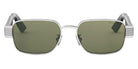 Dior® CHRISTIAN DIOR LABEL S2U CD CHRISTIAN DIOR LABEL S2U F0C0 54 - F0C0 Shiny Silver / Green Sunglasses