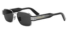 Dior® CHRISTIAN DIOR LABEL S2U CD CHRISTIAN DIOR LABEL S2U F4A0 54 - F4A0 Shiny Silver / Grey Sunglasses
