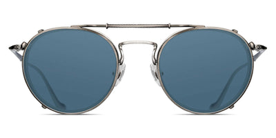 Matsuda® CL3058 CLIP MTD CL3058 CLIP Antique Silver/Blue Gray 48 - Antique Silver / Blue Grey Sunglasses
