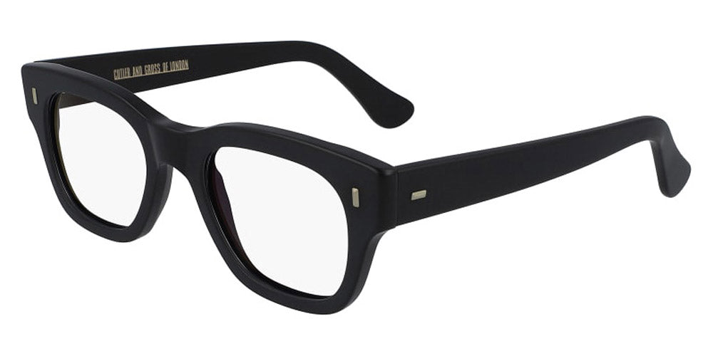 Cutler and Gross® CG0772 CG0772 BLACK BLUE 50 - Black/Blue Eyeglasses