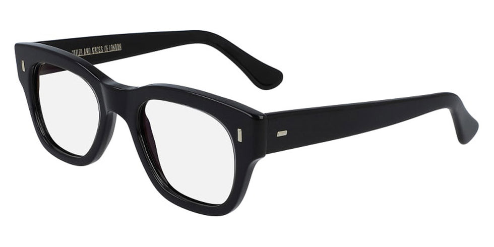 Cutler and Gross® CG0772 CG OP 0772 BLACK 50 - Black Eyeglasses