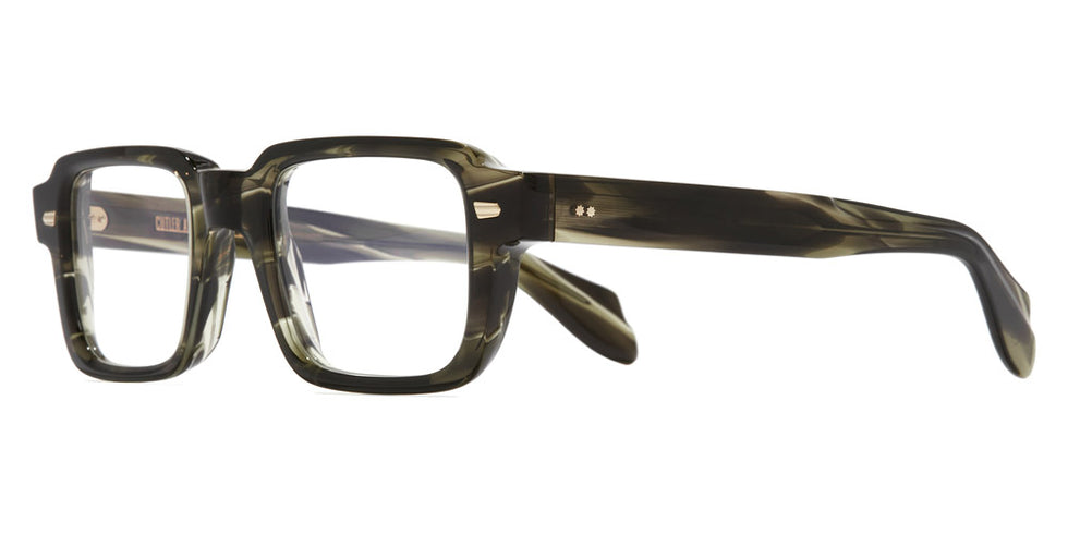 Cutler and Gross® CGOP139350 CGOP139350 006 STRIPED GREEN HAVANA 50 - Striped Green Havana Eyeglasses