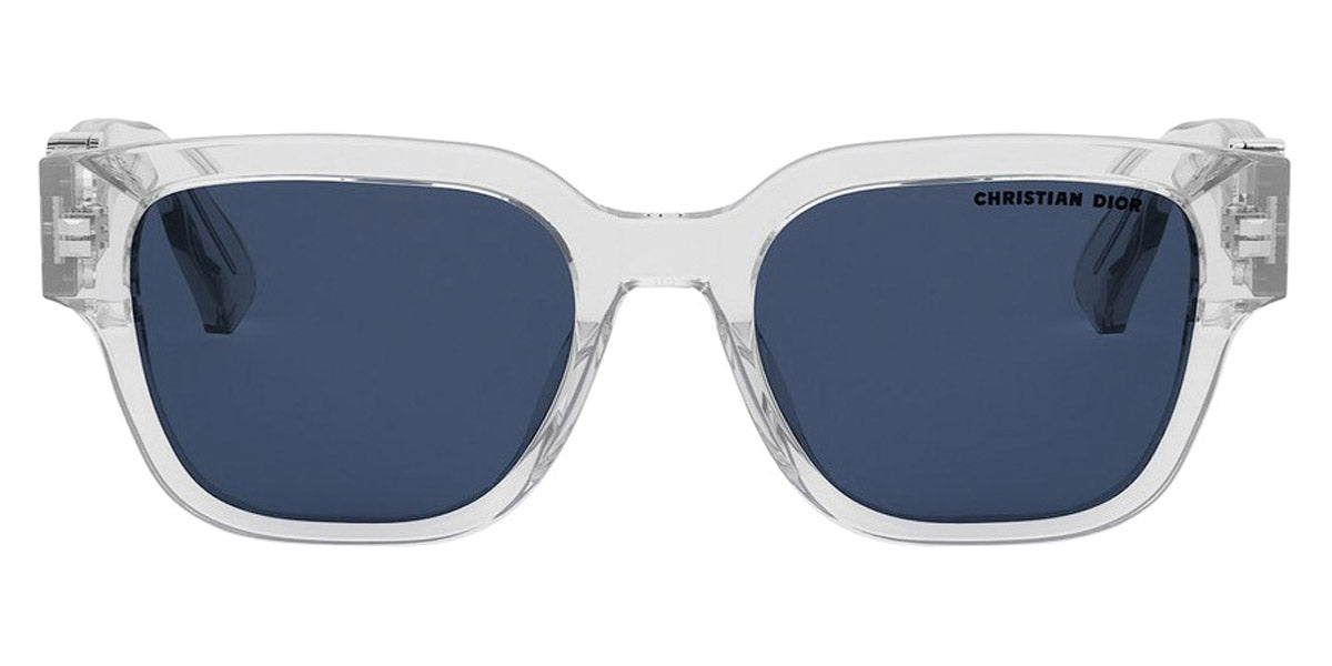 Dior® DIOR OBLIQUE S1I CD DIOR OBLIQUE S1I 85B0 53 - 85B0 Shiny Transparent / Blue Sunglasses