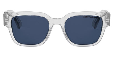 Dior® DIOR OBLIQUE S1I CD DIOR OBLIQUE S1I 85B0 53 - 85B0 Shiny Transparent / Blue Sunglasses