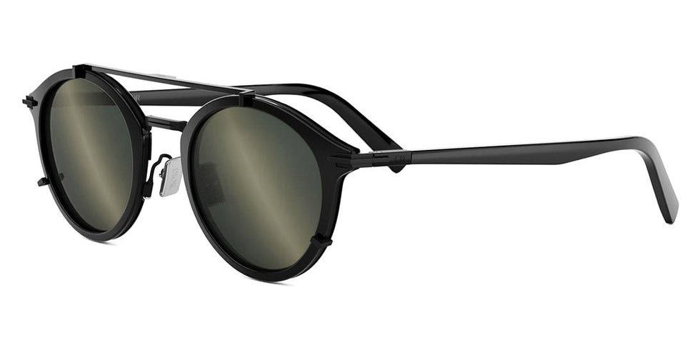 Dior® Diorblacksuit R7U  - Matte Black with Brown Mirror 10A5  Sunglasses